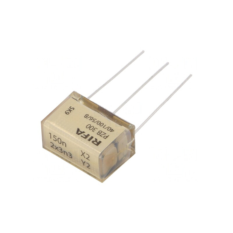 Condensator de Hârtie 150nF 275VAC 20mm THT PZB300 | Electronic-mag.ro | Componente Electronice