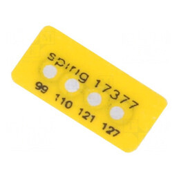 Indicator de Temperatură 5x11mm 99°C-127°C | Electronic-mag.ro | Componente Electronice