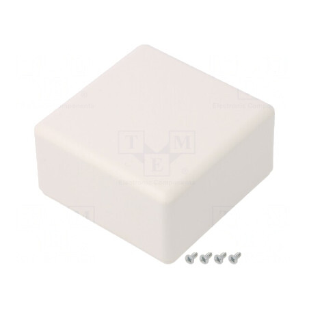 Carcasă Universală ABS Albă 71x71x37mm | Electronic-mag.ro | Componente Electronice