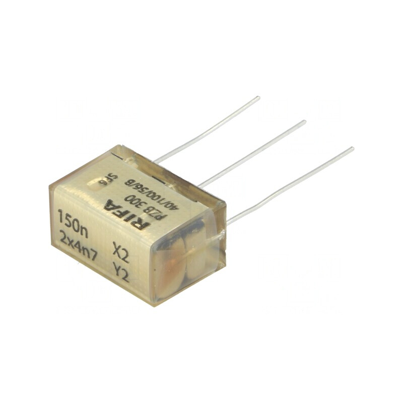 Filtru Anti-Interferențe 150nF 4,7nF THT 12,5x16x24mm | Electronic-mag.ro | Componente Electronice