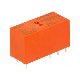Releu Electromagnetic DPDT 12VDC 8A PCB | Electronic-mag.ro | Componente Electronice