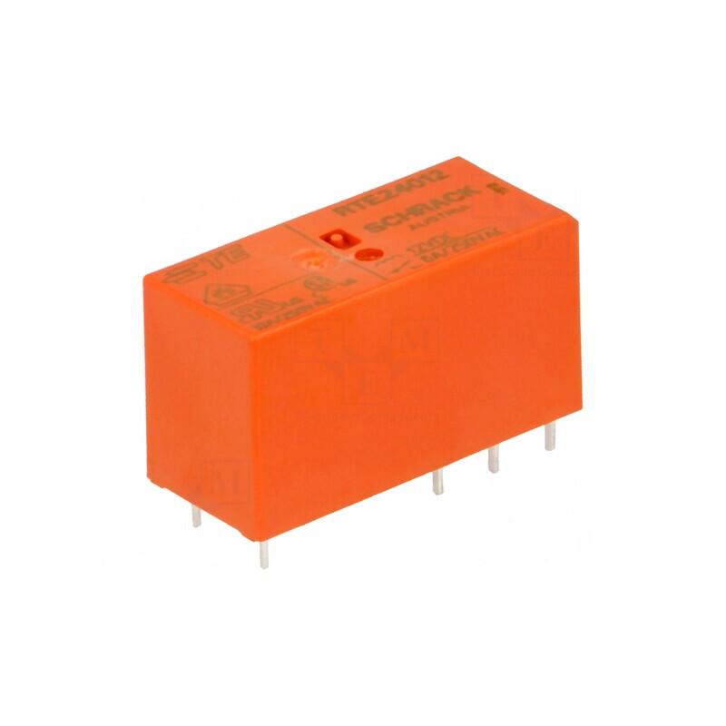 Releu Electromagnetic DPDT 12VDC 8A PCB | Electronic-mag.ro | Componente Electronice