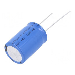 Condensator Electrolitic THT 4.7mF 16V Ø18x25mm | Electronic-mag.ro | Componente Electronice