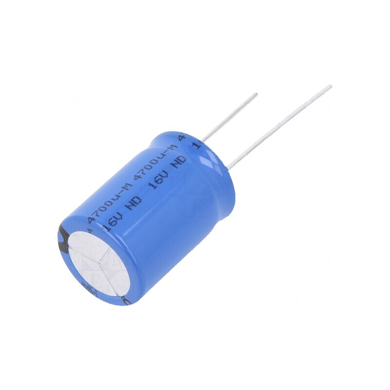 Condensator Electrolitic THT 4.7mF 16V Ø18x25mm | Electronic-mag.ro | Componente Electronice