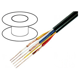 Cablu AV OFC Negru 100m PVC | Electronic-mag.ro | Componente Electronice