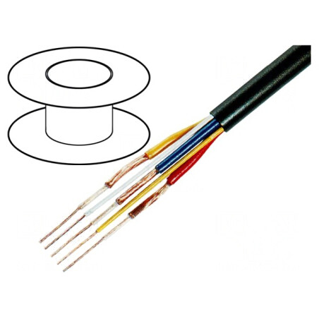 Cablu AV OFC Negru 100m PVC | Electronic-mag.ro | Componente Electronice