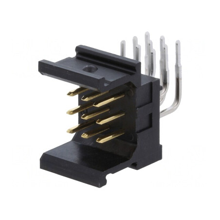 Conector PCB-PCB THT în unghi 9 pini | Electronic-mag.ro | Componente Electronice