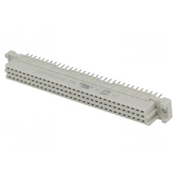 Soclu DIN 41612 Tip C Mamă 64 PIN THT Drept Termoplast | Electronic-mag.ro | Componente Electronice
