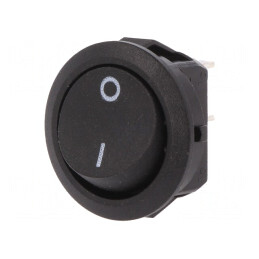 Comutator Basculant ON-OFF 12A 250V Negru IP40 | Electronic-mag.ro | Componente Electronice