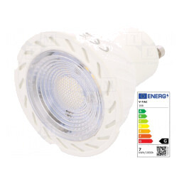 Lampă LED GU10 7W 4000K 480lm Alb Neutru | Electronic-mag.ro | Componente Electronice