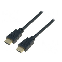 Cablu HDMI 2.0 1m Negru | Electronic-mag.ro | Componente Electronice