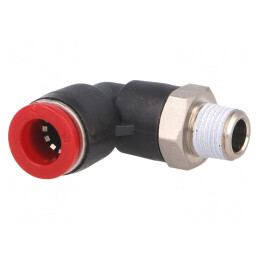 Racord Push-in Unghi PBT BSP 1/8" | Electronic-mag.ro | Componente Electronice