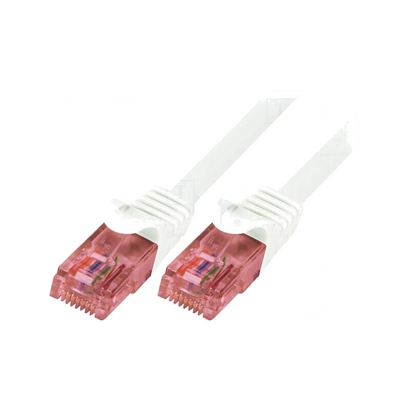 Cablu Patch UTP Cat6 Alb 2m | Electronic-mag.ro | Componente Electronice