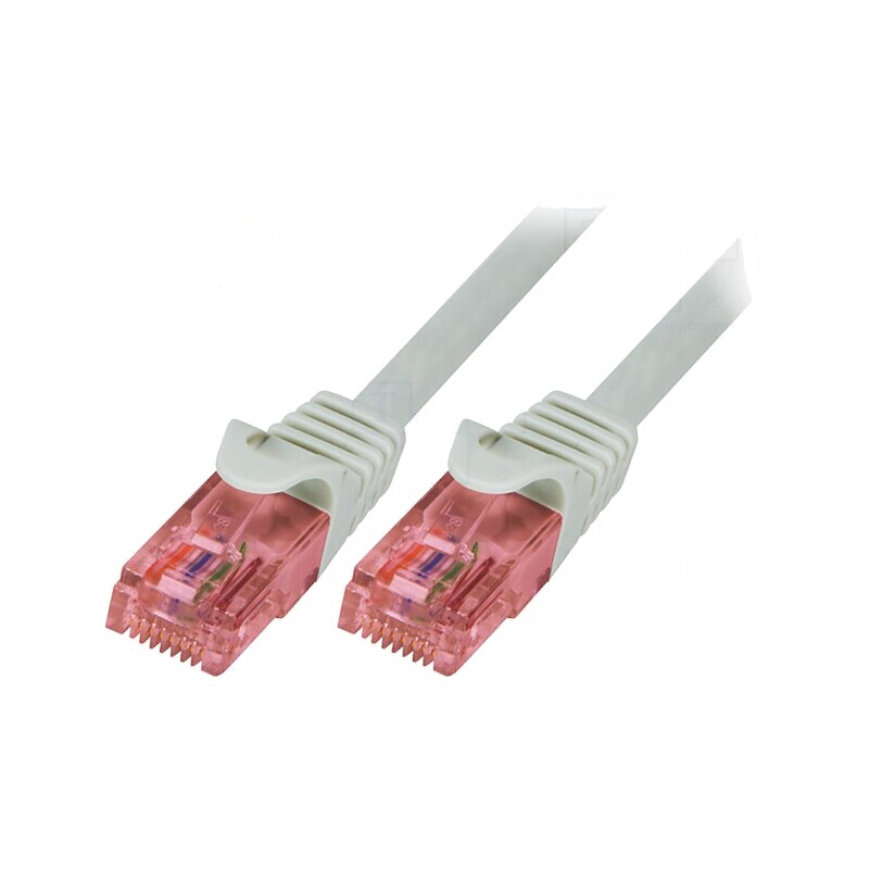 Patch cord UTP Cat6 LSZH Gri 2m | Electronic-mag.ro | Componente Electronice