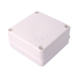 Cutie de conexiuni IP55 135x135x62mm Albă | Electronic-mag.ro | Componente Electronice