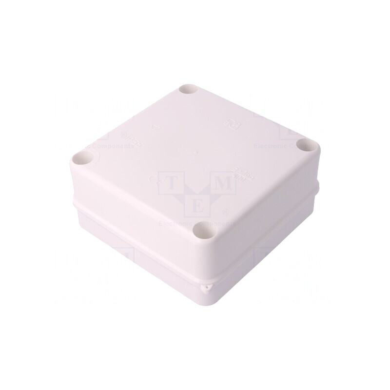 Cutie de conexiuni IP55 135x135x62mm Albă | Electronic-mag.ro | Componente Electronice