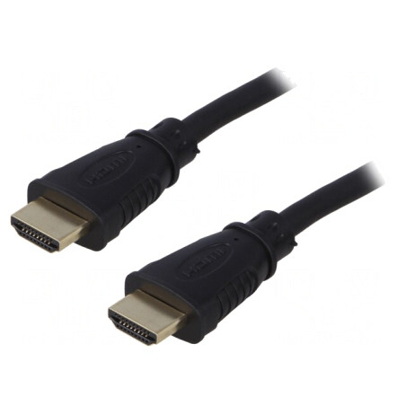 Cablu HDMI 1.4 Negru 2m | Electronic-mag.ro | Componente Electronice