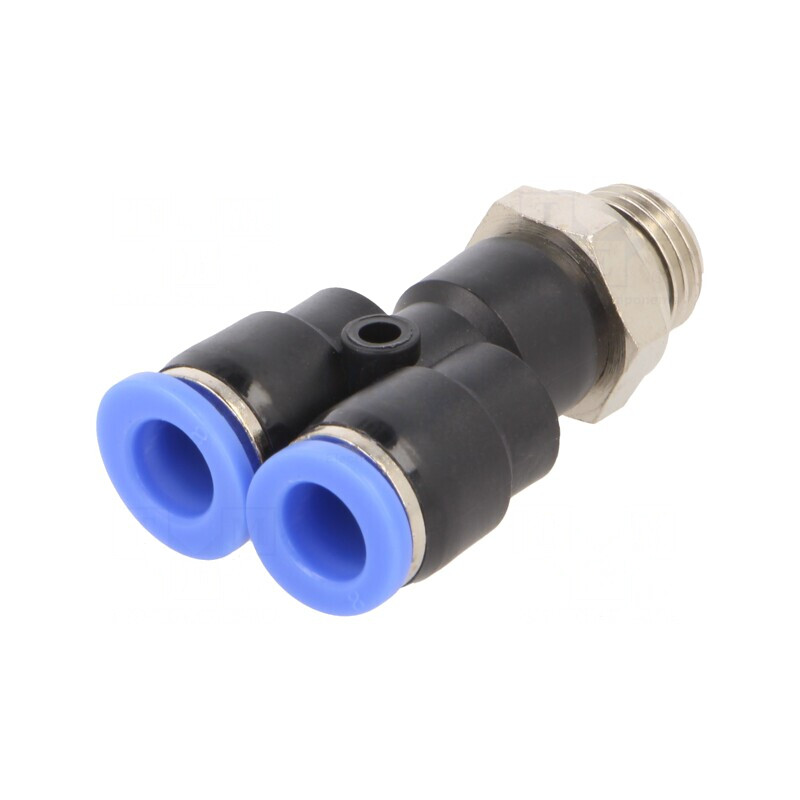 Racord push-in Y cu ramificaţie, 0,95-15bar, G 1/4 | Electronic-mag.ro | Componente Electronice