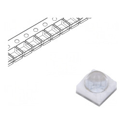 LED UV 5W 30° 700mA 400-410nm SMD 3535