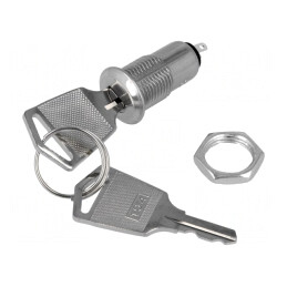 Întrerupător cu Cheie 2 Pini SPST 90° | Electronic-mag.ro | Componente Electronice
