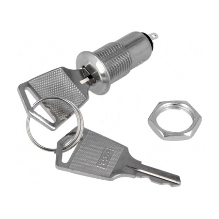 Întrerupător cu Cheie 2 Pini SPST 90° | Electronic-mag.ro | Componente Electronice