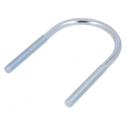 Bridă U Oțel Zinc 70mm Fixare Țevi | Electronic-mag.ro | Componente Electronice