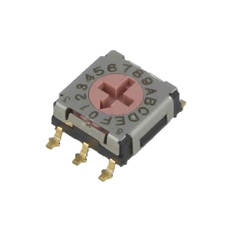Întrerupător codificare HEX/BCD 16 Poz SMT | Electronic-mag.ro | Componente Electronice