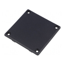 Capac de protecție pentru profile 10mm 80x80mm