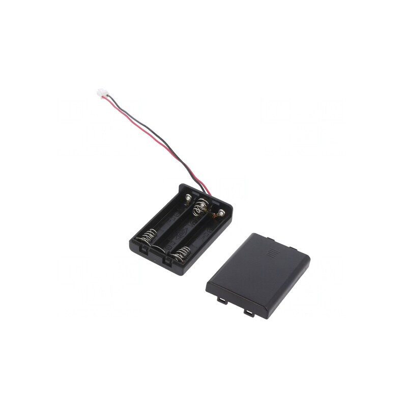 Suport Baterii AAA cu Cabluri 150mm și Terminale | Electronic-mag.ro | Componente Electronice