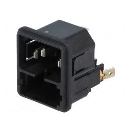 Conector Alimentare AC 10A 250V IEC 60320 KEA | Electronic-mag.ro | Componente Electronice