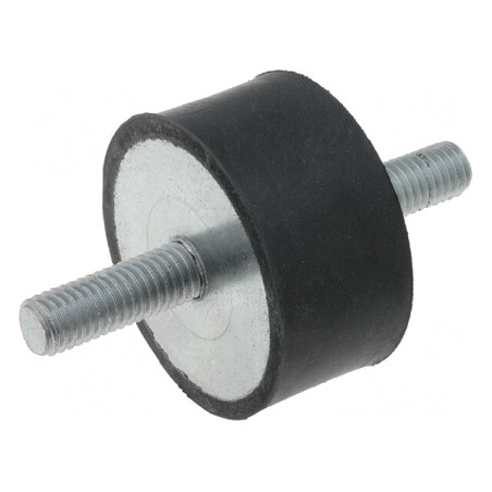 Atenuator de Vibrații M8 40mm Guma 20mm 1500N | Electronic-mag.ro | Componente Electronice