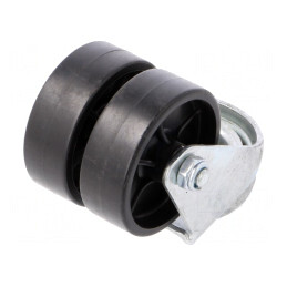 Roată de transport dublă 50mm 80kg | Electronic-mag.ro | Componente Electronice