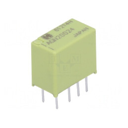 Releu electromagnetic DPDT 24VDC 1A | Electronic-mag.ro | Componente Electronice