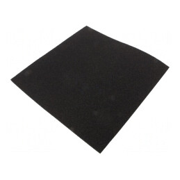 Burete Electroconductor ESD Negru 305x305x6mm | Electronic-mag.ro | Componente Electronice