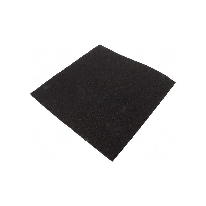 Burete Electroconductor ESD Negru 305x305x6mm | Electronic-mag.ro | Componente Electronice