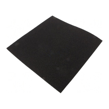 Burete Electroconductor ESD Negru 305x305x6mm | Electronic-mag.ro | Componente Electronice