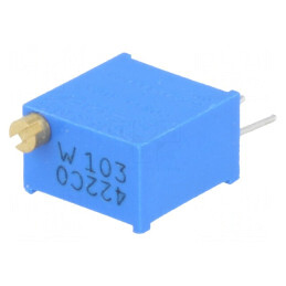 Potentiometru Multitura 10kΩ 500mW THT ±10% | Electronic-mag.ro | Componente Electronice