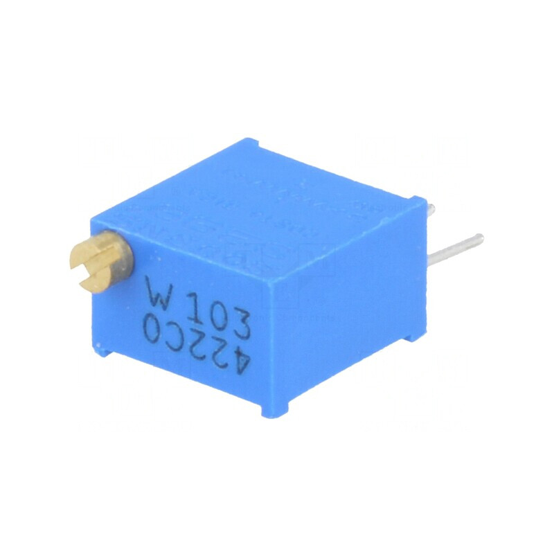 Potentiometru Multitura 10kΩ 500mW THT ±10% | Electronic-mag.ro | Componente Electronice