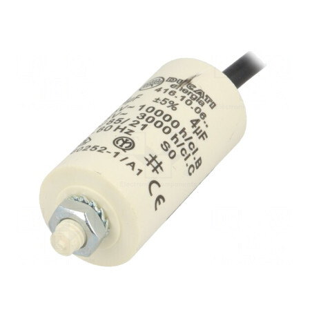 Condensator de funcționare 4uF 425VAC pentru motoare | Electronic-mag.ro | Componente Electronice