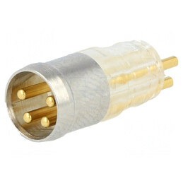 Conector Circular Tată 4 PIN pentru Cablu 3A | Electronic-mag.ro | Componente Electronice