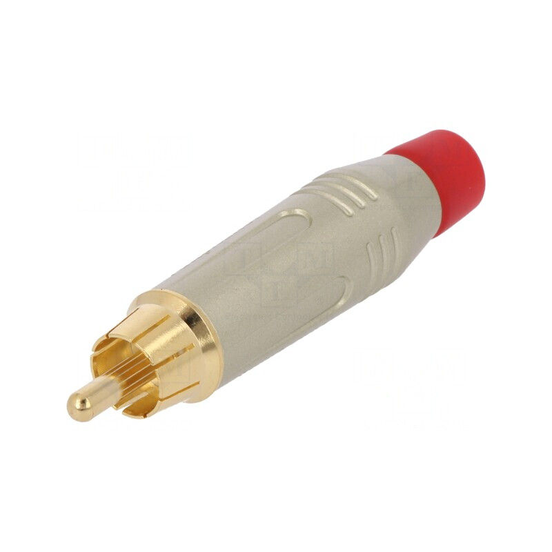 Mufă RCA Tată Gri Aurit Roșu | Electronic-mag.ro | Componente Electronice Mufă RCA Tată Gri Aurit Roșu | Electronic-mag.ro | Componente Electronice
