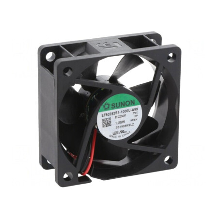 Ventilator DC Axial 24V 60x60x25mm | Electronic-mag.ro | Componente Electronice