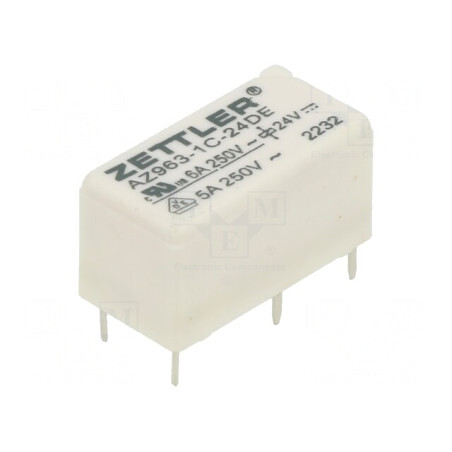 Releu Electromagnetic SPDT 24VDC 6A PCB | Electronic-mag.ro | Componente Electronice