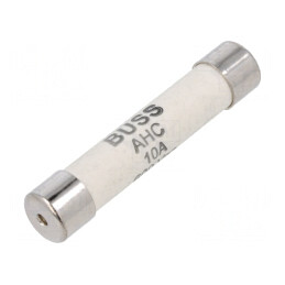 Siguranță Ardere Rapidă 10A 600VAC 6.3x32mm Alamă | Electronic-mag.ro | Componente Electronice