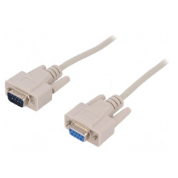 Cablu D-Sub 9 pini 2m Conexiune 1:1 | Electronic-mag.ro | Componente Electronice