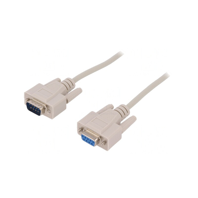 Cablu D-Sub 9 pini 2m Conexiune 1:1 | Electronic-mag.ro | Componente Electronice