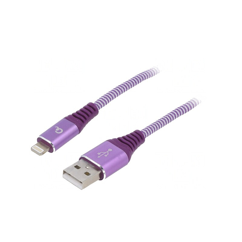 Cablu USB 2.0 Lightning 1m Aurit | Electronic-mag.ro | Componente Electronice