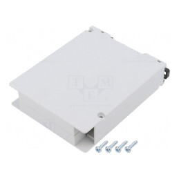 Carcasă pentru șină DIN ABS gri 80x17.7x103mm | Electronic-mag.ro | Componente Electronice