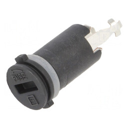 Clemă Siguranțe 10A Panou Negru 250VAC | Electronic-mag.ro | Componente Electronice