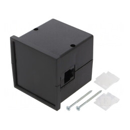 Carcasă ABS neagră 72x72x73mm cu răsucire | Electronic-mag.ro | Componente Electronice